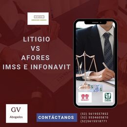 Litigio vs Afores, IMSS e Infonavit